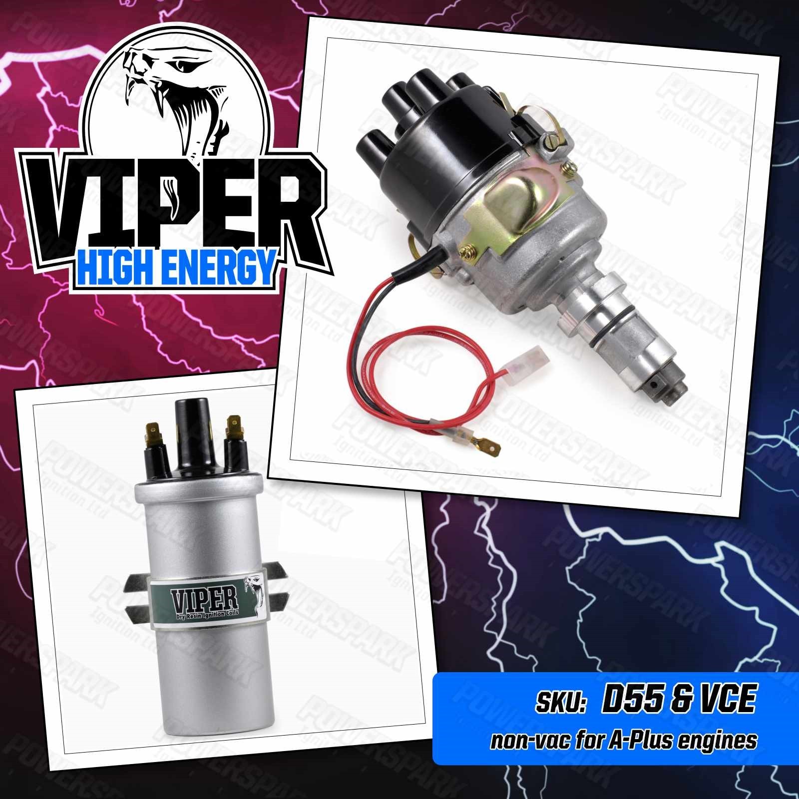 Mini 850 1000 1275 Non Vac Electronic High Energy Distributor A PLUS 59D Coil