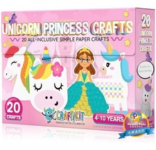 20 Craft Kit Princess Unicorn Crafts for Kids Ages 3-10, Art Projects