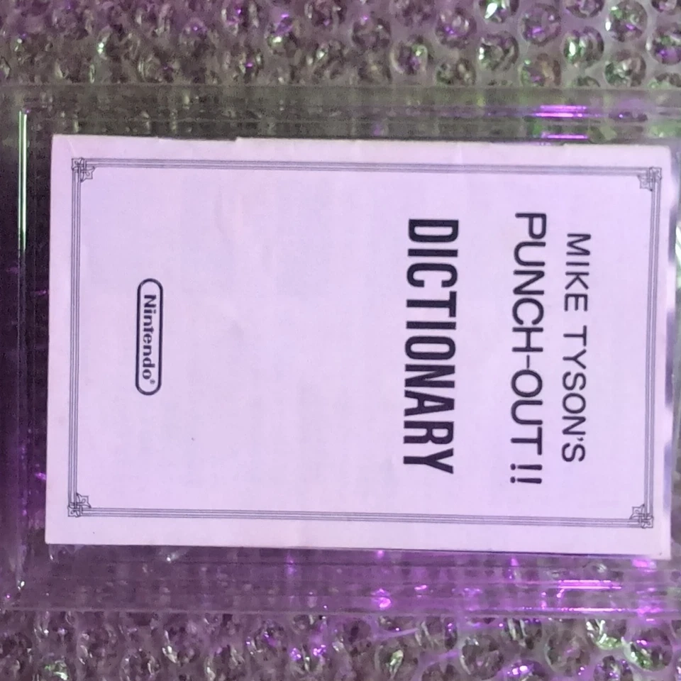 Mike Tyson's Punch-Out!! CIB Complete in Box + Dictionary, Famicom Japan nes - Image 3 of 4