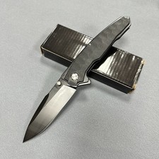 Veyros II  Black-Black&ndash; Premium Klappmesser mit D2 Stahlklinge & G10 Griff