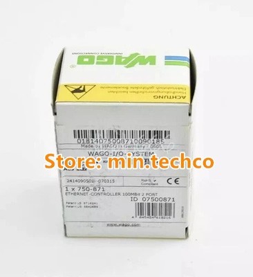 New in Box WAGO 750-871 I/O Interface Ethernet TCP/IP Controller