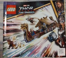 2022 Lego Marvel Studios Thor Love And Thunder Instruction Booklet