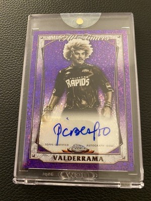 Topps Chrome MLS Mania 2025, Valderrama /75