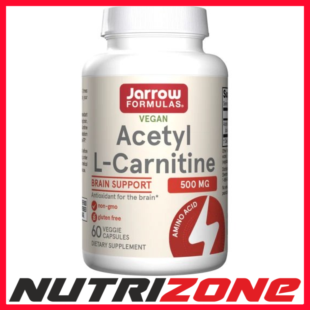 Jarrow Formulas Acetyl L-Carnitine - 500Mg - 60 Vcaps - (Bbe 31/10/2026) - Image 2