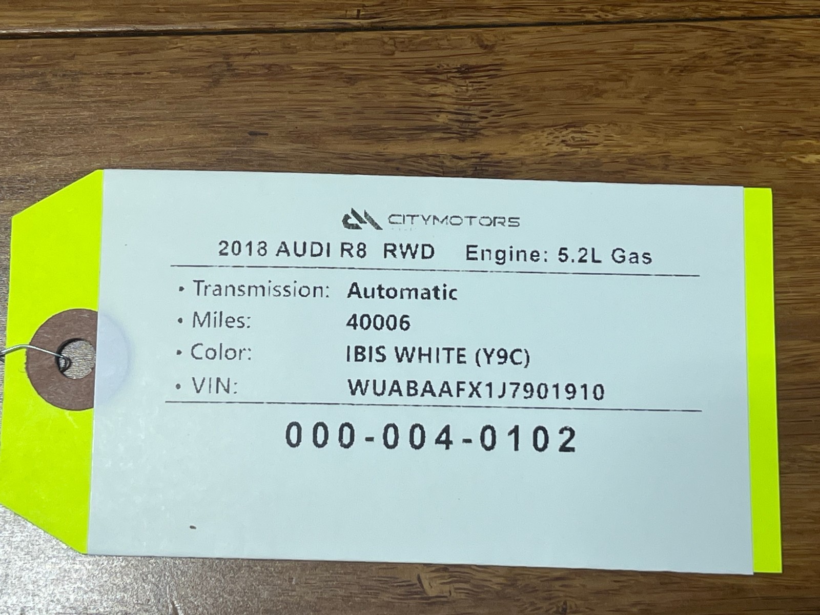 2017-2023 Audi R8 4S Actuating Unit For Emergency Release 4S0713052B OEM