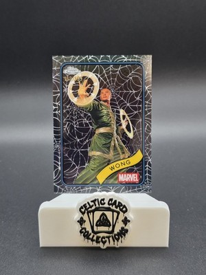 Topps Chrome Marvel 2025 Wong #86 Black & White Web Refractor /399 Numbered Card