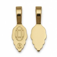 Aanraku Small Gold Plated Leaf Jewelry Bails - 25 Pack - GJBS