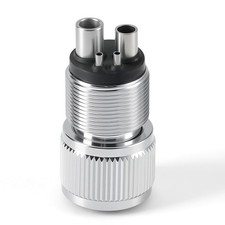 4 y 2 agujeros Adaptador pieza de mano de turbina Dental conector cambiador de