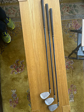 Forgan. Three Ladies’ Golf irons 7, 9 and S Graphite Shafts