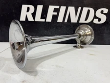 Vintage Grover Products Los Angeles Chrome Air Horn 13.5" Used As-is