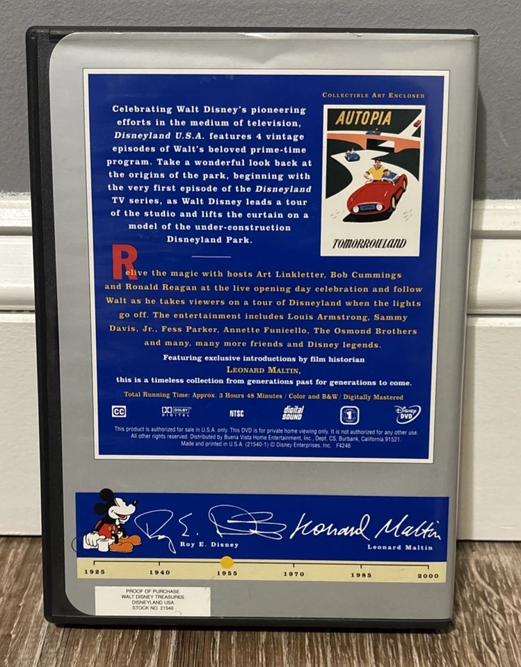 Walt Disney Treasures: Disneyland USA DVD - Image 2 of 2