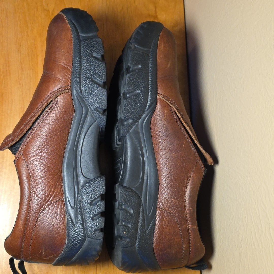 Roper Men's Brown Leather Performance Slip-On Loa… - image 9