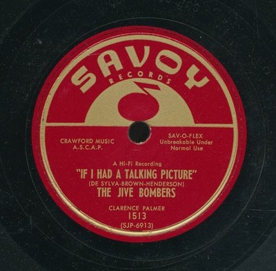 78tk-R&B vocal group-SAVOY 1513-Jive Bombers