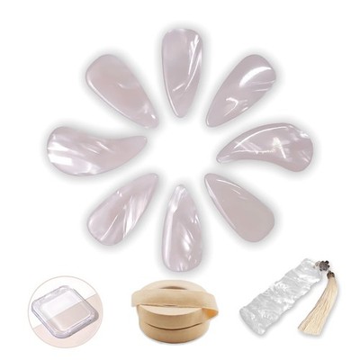 Guzheng Nail，Zither finger picks,Set with Finger Tape ，Nail Plate and Storage...