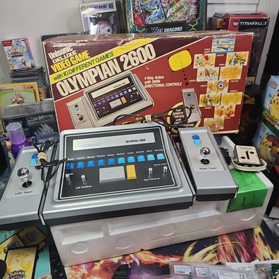 #ad #ad Vtg Unisonic Deluxe Video Game Olympian 2600 Complete In Box 10 Games VG CONDIT $149.99
