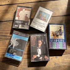 Vintage Cassette Tape Lot Of 10 Mixed Genres Includes Jazz And Blues