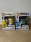 Funko Pop! Games #627 #628 Pokémon-Vaporeon and Jolteon Pokemon Center Exclusive