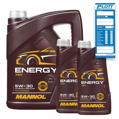 7L Mannol Energy 5W-30 Motoröl 5W30 Motorenöl VW 502.00 505.00 MB 229.3 ACEA B4