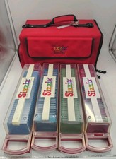 Sizzix Die Storage Lot 4 Cases Full  Organizer Bag Scrapbooking Dies Craft Set