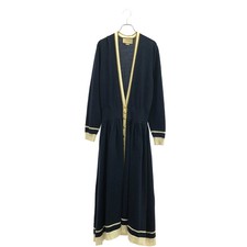 Gucci Wool One Piece Dress Navy Off-White Size Not Specified Used