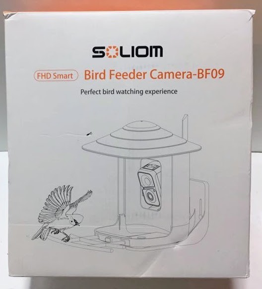 Soliom FHD Smart Bird Feeder Camera BF09 | Motion Sensor | 1080P | App Control