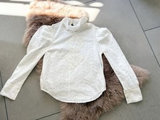 Isabel Marant White Cotton Eyelet Blouse 36