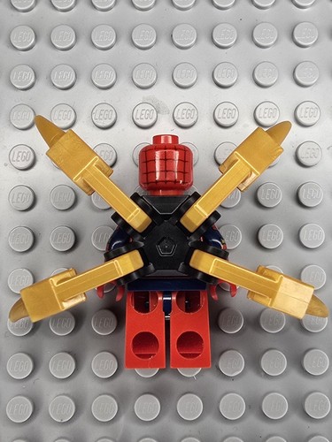 Lego Marvel Super Heroes Minifigure SH0510 Iron Spider-Man Mechanical Arms Barbs - Picture 2 of 5