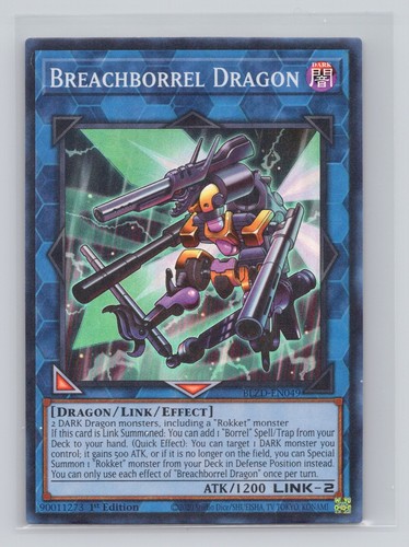 Breachborrel Dragon - BLZD-EN049 - Super Rare - 1st Edition - Blazing Dominion