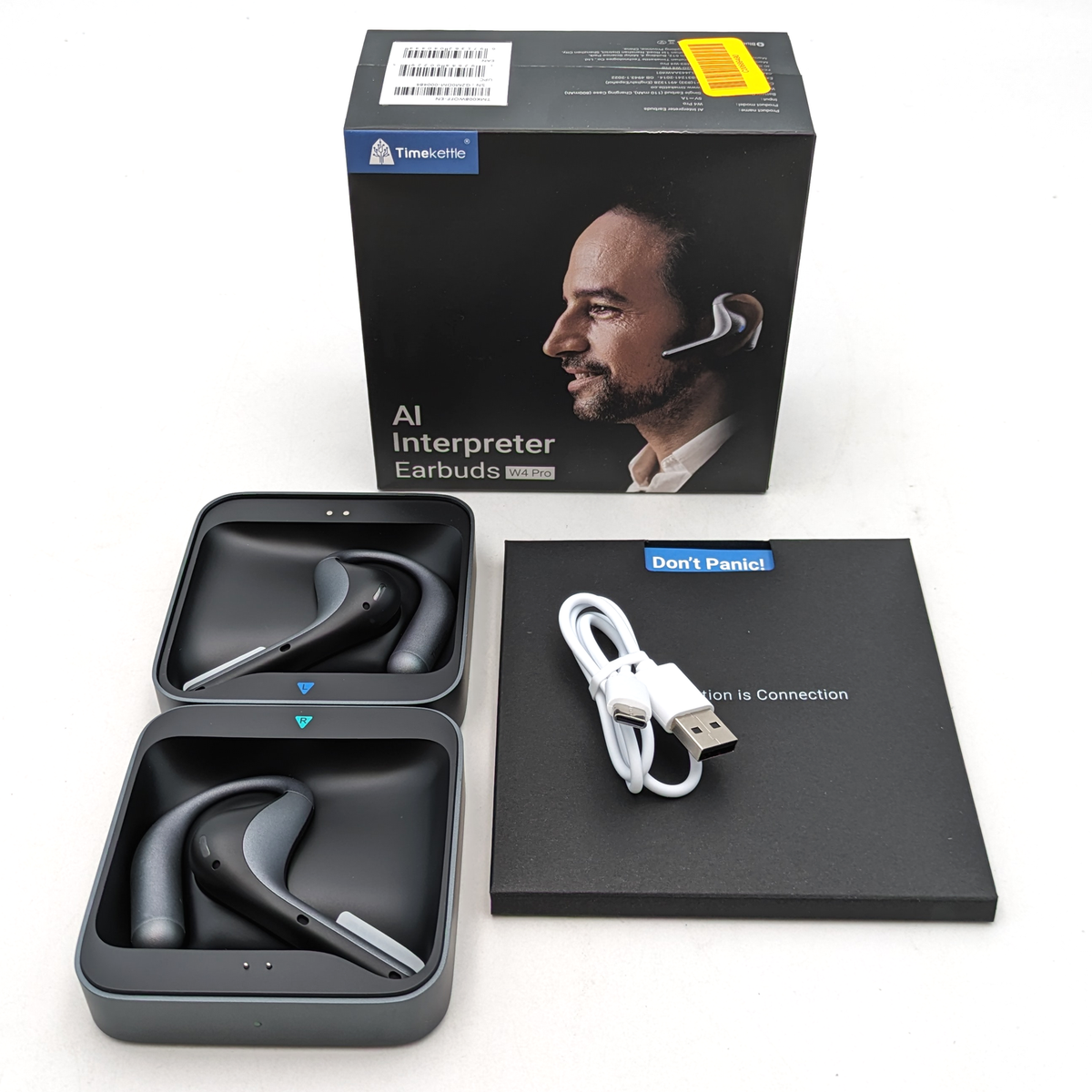 Timekettle W4 Pro AI Interpreter Earbuds w/ Charging Case