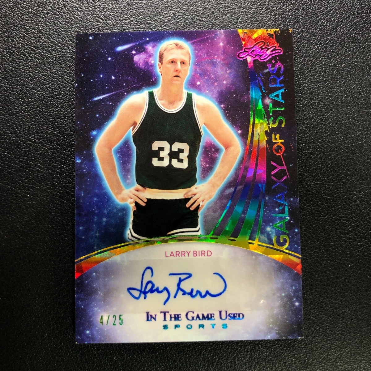 Leaf Larry Bird Basketball Serial Numbered Sports Trading Cards 