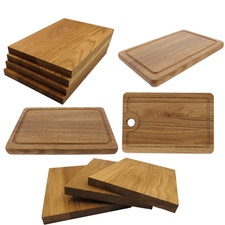 Holz Schneidebrett Eiche Servierbrett Holzbrett Eichenbrett Brett massiv 30cm