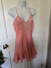 Lot Of 4 Vintage Victoria’s Secret Gold Label Sz Med Nightgown Tap Shorts Pajama