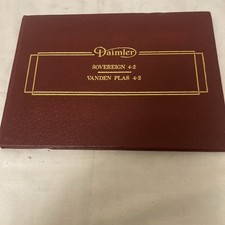 GENUINE DAIMLER SOVEREIGN 4.2 AND VANDEN PLAS 4.2 OWNERS HANDBOOK. 1979