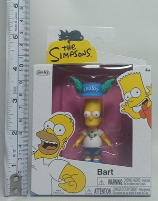 JAKKS PACIFIC THE SIMPSONS WAVE 3 BART KRUSTY HAT 2.5'' MINI