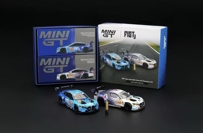 MINI GT M4 GT3 EVO FIST Team Champion Set ShenZhen Limited Edition