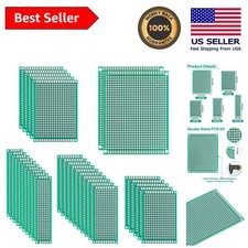 32 Pcs Green Circuit Board Set - Ideal for Custom Soldering Projects