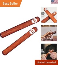 Solid Hardwood Claves - Perfect Musical Sticks for Classroom  Performance Use