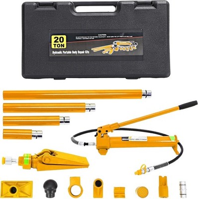 Porta Power Hydraulic Kit 4/12/20 Ton Heavy Duty Frame Repair Set with Case