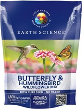 Earth Science Butterfly & Hummingbird Wildflower Seed Blend - 4oz - Premium Flow 151.96 per gallon