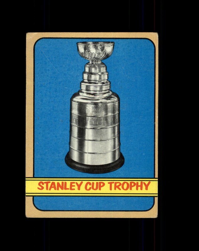 Stanley Cup Trophy 1972-73 Topps #8 Champions (SOFT CORNERS)