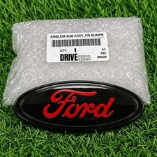 Ford 7 Red Black Front Grille Tailgate Emblem Badge Replacement Ford 7 Red Black Front Grille Tailgate Emblem Badge Replacement