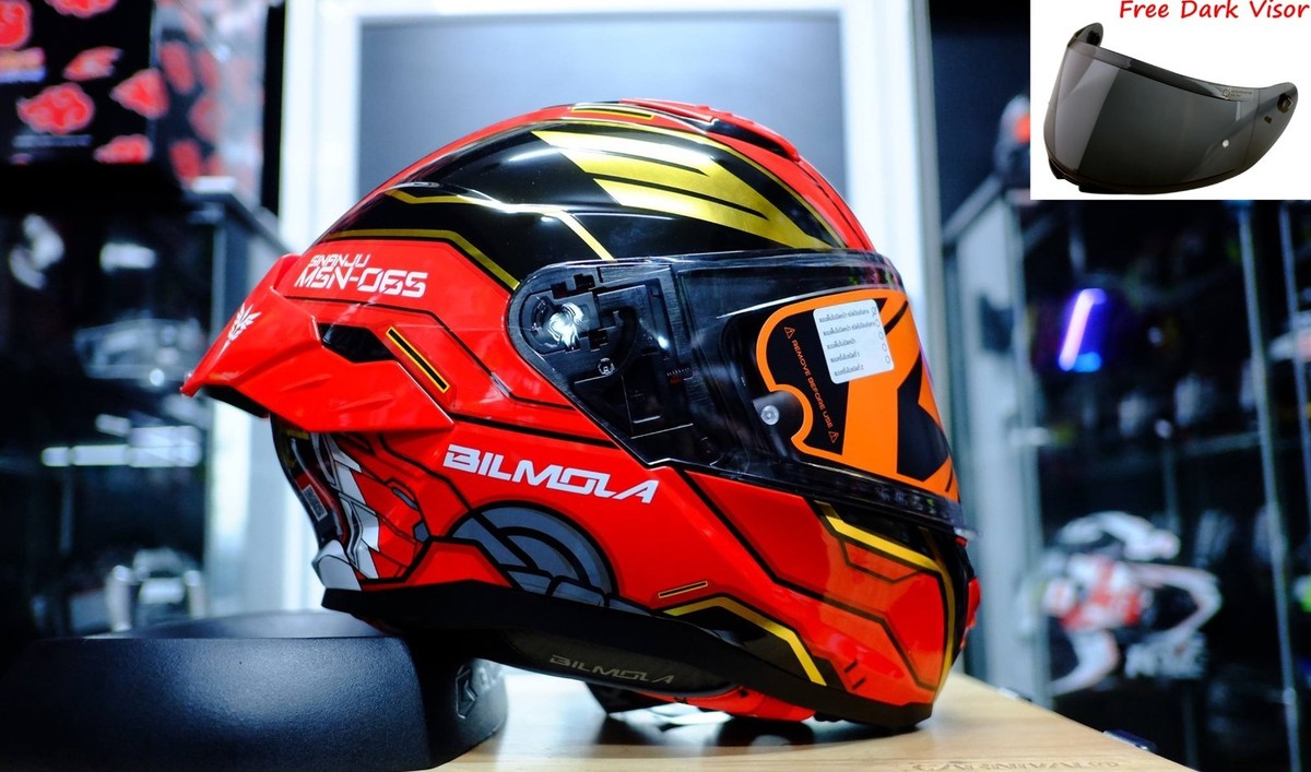 Motorcycle helmet Bilmola GUNDAM UNICORN MSN-06S SHINANJU NEX-R Full Face