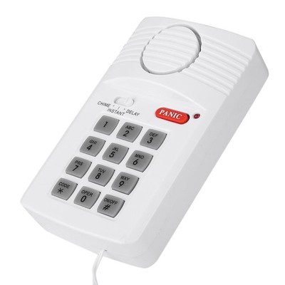 Door Alarm System 3 Settings Security Keypad With Panic Button For Home Offi SAL