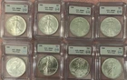 1986 1 oz American Silver Eagle Coin Lot Of 8 ICG Certified MS69 (Lot Of 8)