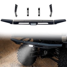 Rear Bumper with Light for Polaris Ranger XP 1000 18-25, Rear Bumper Brushgua...