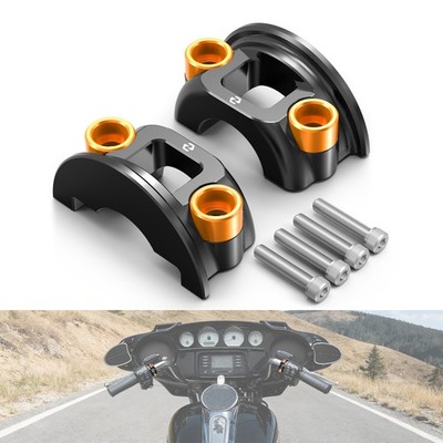 Paar CNC Kupplungsbremssattel-Klemmhälften Für Harley Street Glide Special FLHXS