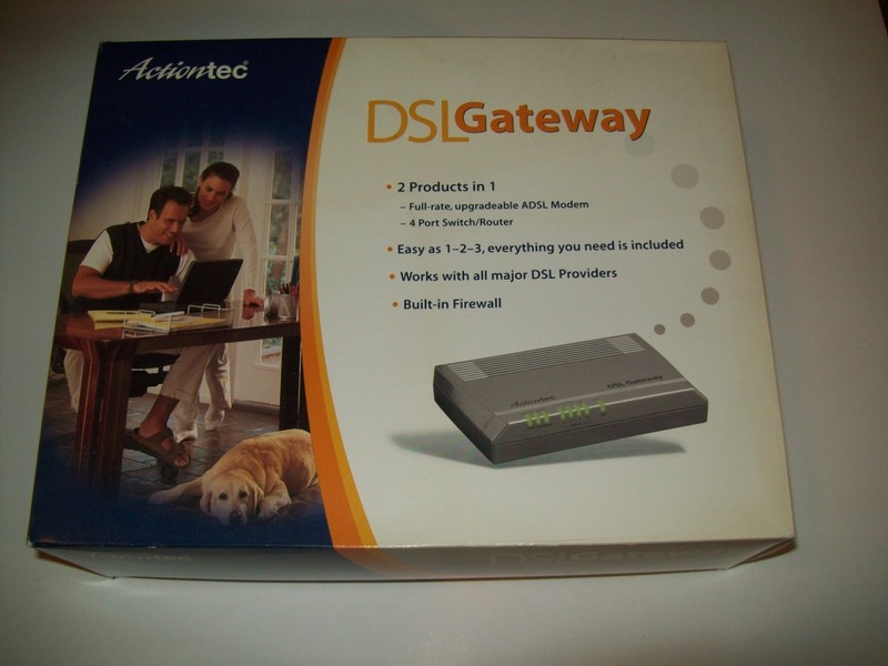 Actiontec DSL Gateway GT704 Open Box - Complete