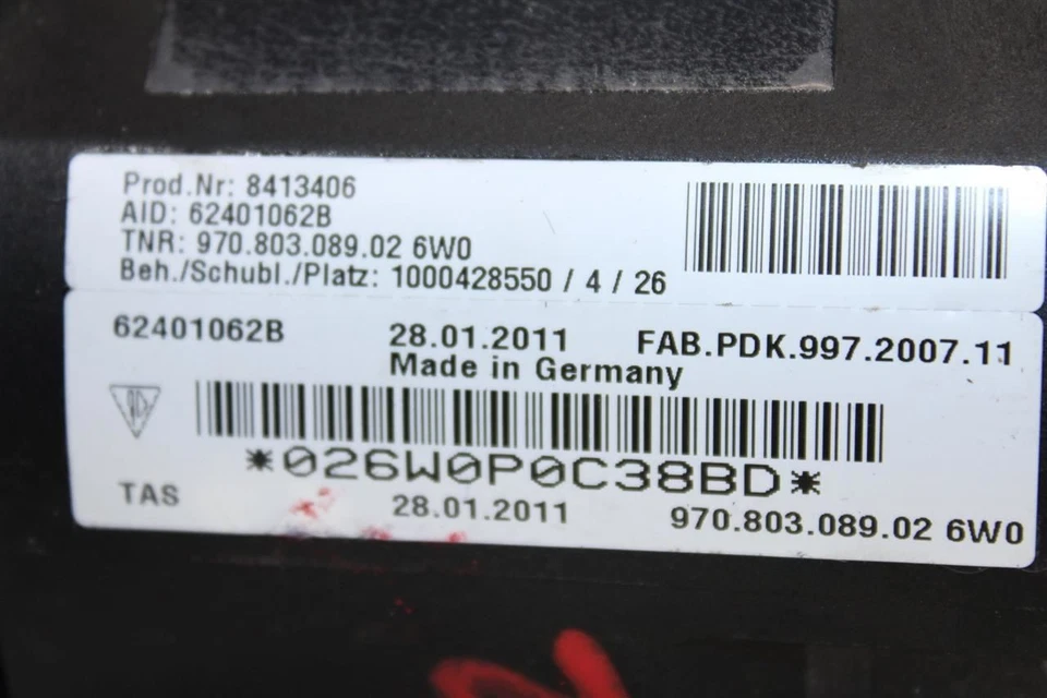 Driver Air Bag Front Driver Wheel Fits 10-16 PORSCHE PANAMERA 1365973 Foto 4 de 4