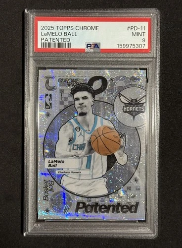 2025 Topps Chrome LaMelo Ball Base (PSA 9)