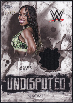 Naomi | Authentic Shirt Relic /99 | WWE 2018 Topps Undisputed